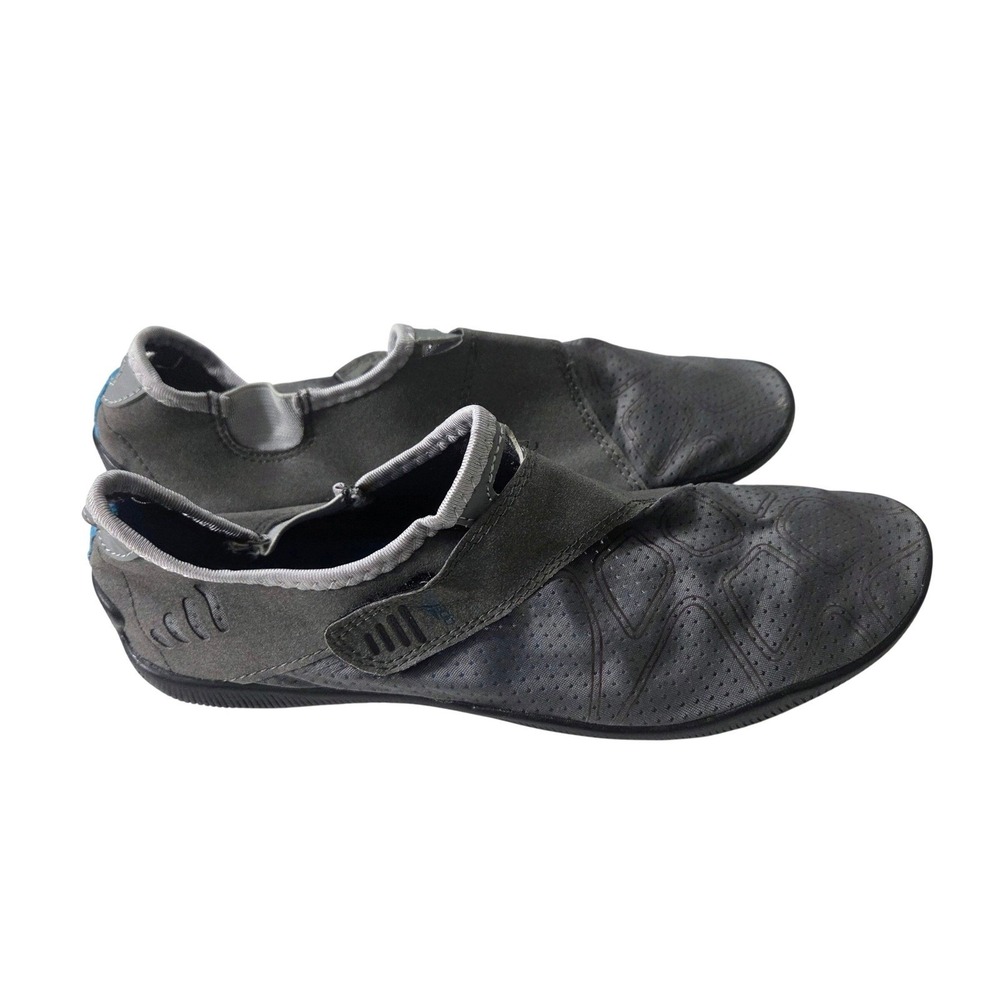 Speedo Womens Grey Slip On Water Beach Shoes Aqua Socks Size 10